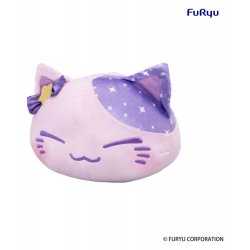 Nemuneko Cat Big Plush Figure Purple 35 cm