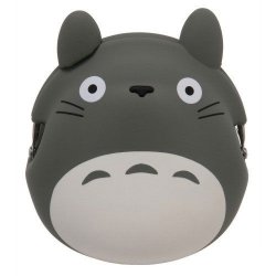 My Neighbor Totoro Mini Silicon Coin Purse Totoro grey 9 cm