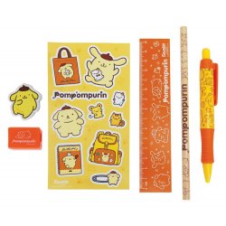 Sanrio Stationery Set 6-Pack Pompompurin