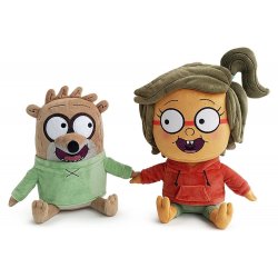 Regular Show Plush Figures 2-Pack Valentine´s Rigby & Eileen 22 cm