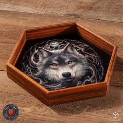 Anne Stokes Dice Tray Night Forest 20 cm