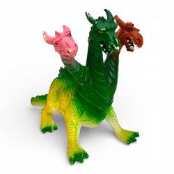 Three-Headed Dragon Fantasy Creature