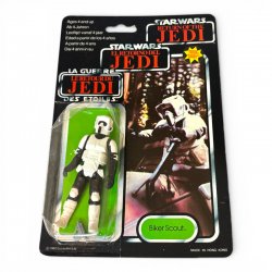 Star Wars: Return of the Jedi - Biker Scout Trilogo 70B-Back (Clipper Benelux)