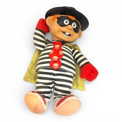 McDonaldland Character Plush Toy Figure Hamburglar