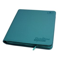 Ultimate Guard 12-Pocket QuadRow ZipFolio XenoSkin Petrol Blue