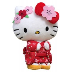 Sanrio Plush Figure Hello Kitty Kimono Version 22 cm