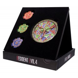 Resident Evil 4 Replica Church Puzzle Medallion Set