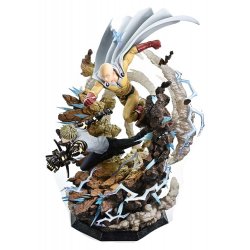 One-Punch Man Premium Masterline Series Statue 1/4 Saitama & Genos DX Bonus Version 73 cm