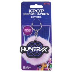 KPop Demon Hunters Pom Pom Keychain Huntr/x
