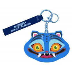 KPop Demon Hunters Silicone Keychain Derpy Tiger