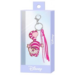 Alice in Wonderland Charm Keyring Cheshire Cat Smile