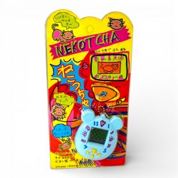 Nekotcha Cat Japanese Virtual Pet Blue Light Blue Version