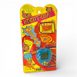 Nekotcha Cat Japanese Virtual Pet Teal Blue Version