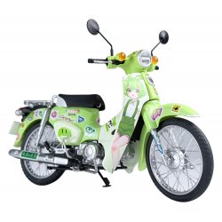 Tohoku Zunko/Zundamon Project Plastic Model Kit 1/12 Honda Super Cub Zundamon Edition 11 cm