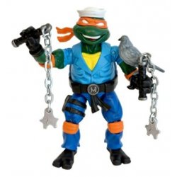 Teenage Mutant Ninja Turtles x G.I. Joe Crossover Classics Action Figure Michelangelo x Shipwreck 12 cm
