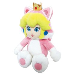 Super Mario Plush Figure Cat Peach 22 cm