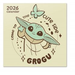 Star Wars The Mandalorian and Grogu 2027 Wall Calendar 30 x 30 cm