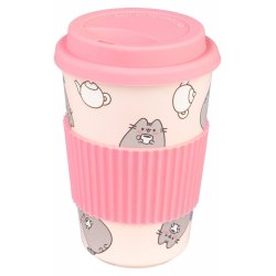 Pusheen Ceramic Mug with Lid 400 ml