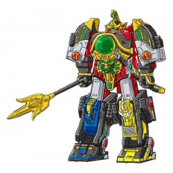 Mighty Morphin Power Rangers Thunder Megazord with Mega Power Sword Action Figure 28 cm