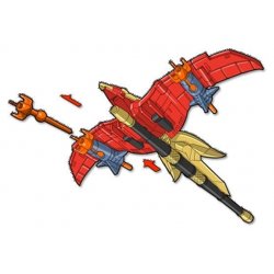 Mighty Morphin Power Rangers Thunderzord Action Figure Firebird