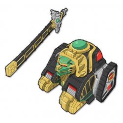 Mighty Morphin Power Rangers Thunderzord Action Figure Lion