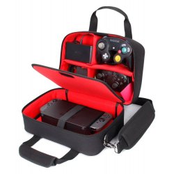 Enhance USA Gear S14 Console Gaming Nintendo Switch Case Red