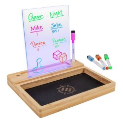 Enhance Tabletop LED Writing Board & Dice Tray Clear