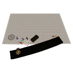 Enhance Tabletop Grid Mat Campaign Kit DnD beige