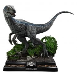 Jurassic World: Fallen Kingdom (Film) Legacy Museum Collection Statue 1/2 Blue 88 cm