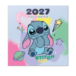 Disney Stitch 2027 Wall Calendar 30 x 30 cm