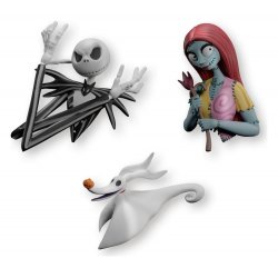 Disney The Nightmare Before Christmas Set of 3 Magnets 5 cm