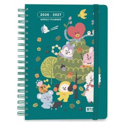 BT21 School Diary weekly planner 2026/2027 A5