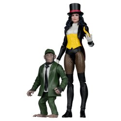 DC Multiverse McFarlane Action Figure Zatanna with Detective Chimp Collector Edition no.53 18 cm