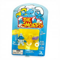 The Smurfs - Baby Smurf with Yellow Tricycle