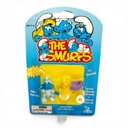 The Smurfs - Baby Smurf with Yellow Tricycle
