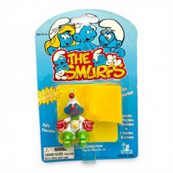 The Smurfs - Clown Smurf with Green Skates