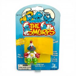 The Smurfs - Clown Smurf with Green Skates Toy Island - 1