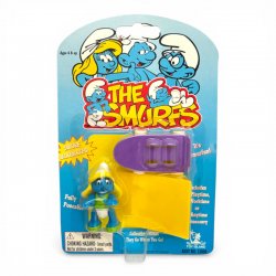 The Smurfs - Smurfette with Purple Skateboard Toy Island - 1