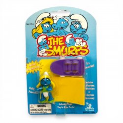 The Smurfs - Smurfette with Purple Skateboard