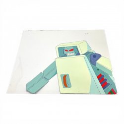 The Real Ghostbusters: Transmogrifier Production Cel & Matching Genga (Drawing)