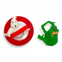 Ghostbusters Slimer & Ghost Logo PVC Figure