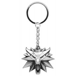 The Witcher 3 Keychain Wolf Medallion