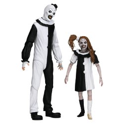 Terrifier 2 2-Pack Action Figures Ultimate Art the Clown & Little Pale Girl 18 cm