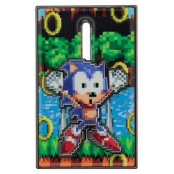 Sonic The Hedgehog Pin Badge Moving