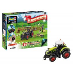 Claas Revell Control Advent Calendar RC Tractor Axion 960 10 cm