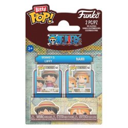 One Piece Bitty POP! Vinyl Figures 2-Pack Monkey D. Luffy & Nami 2 cm