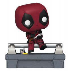 Marvel POP! Deluxe Vinyl Figure Deadpool on Bridge 9 cm