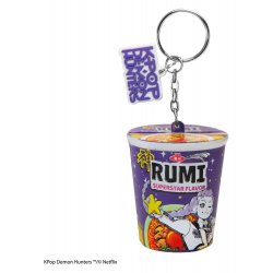 KPop Demon Hunters Squishy Keychain Rumi Superstar Flavor Noodles