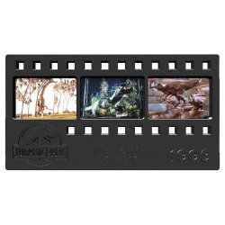 Jurassic Park Ingot Metal Film Strip Collectible 12 cm