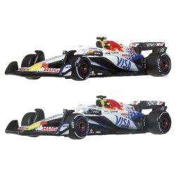 Formula 1 Hot Wheels Premium Die-Cast Vehicle 2-Pack 1:64 Team Visa Cash App Racing Bulls
